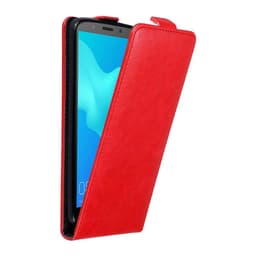 Honor 7S / Huawei Y5 2018 deksel flip cover (rød)