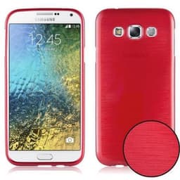 Samsung Galaxy E5 silikondeksel cover (rød)