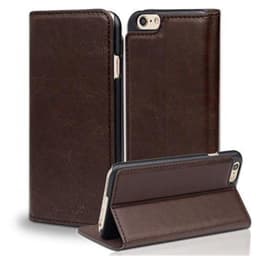 Lommebokdeksel iPhone 6 / 6S case (brun)
