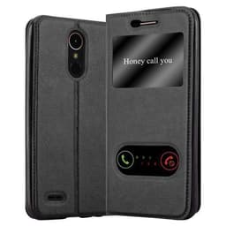 LG K10 2017 lommebokdeksel cover (svart)