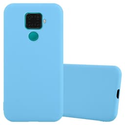 Deksel Huawei MATE 30 LITE Silikon cover (blå)