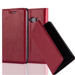 Samsung Galaxy J1 2016 lommebokdeksel case (rød)