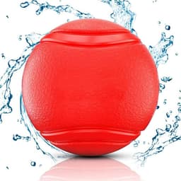 Gummiball for hunder 7 cm Hundeball (rød)