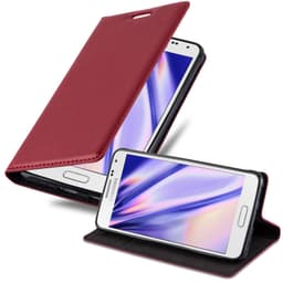Samsung Galaxy ALPHA lommebokdeksel case (rød)