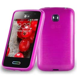 LG L3 II (2. SIM) silikondeksel cover (rosa)