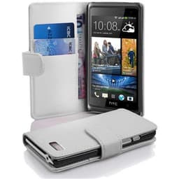 HTC Desire 600 lommebokdeksel etui (hvit)