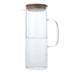Karaffel Tekanne med bambuslokk 1,6 L Borosilikatglass