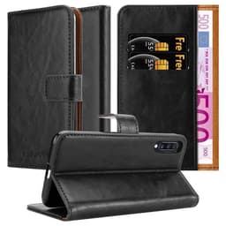 Samsung Galaxy A70 / A70s lommebokdeksel etui (svart)