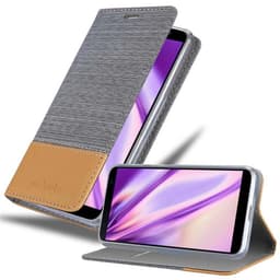 Samsung Galaxy J4 PLUS lommebokdeksel etui (grå)