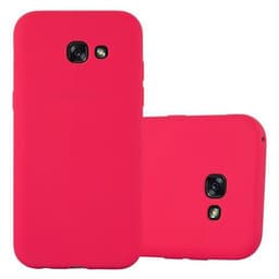 Deksel Samsung Galaxy A3 2017 Silikon cover (rød)