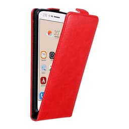 ZTE Blade V8 deksel flip cover (rød)