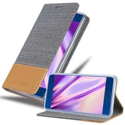 Honor 9 lommebokdeksel etui (grå)