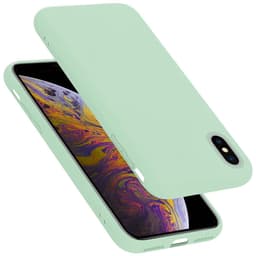 iPhone X / XS silikondeksel case (grønn)