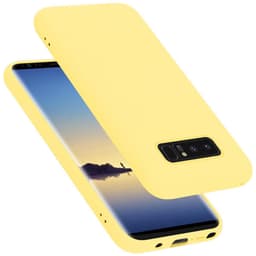 Samsung Galaxy NOTE 8 silikondeksel case (gul)