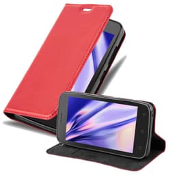 Lenovo A PLUS lommebokdeksel case (rød)