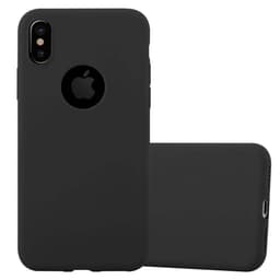 Deksel iPhone XS MAX Silikon cover (svart)