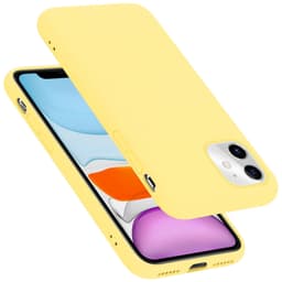 iPhone 11 silikondeksel case (gul)