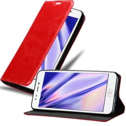 ZTE Nubia M2 LITE lommebokdeksel case (rød)