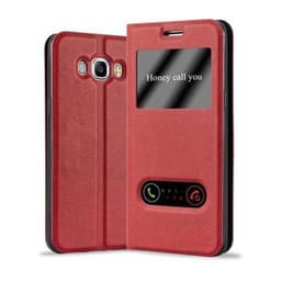 Samsung Galaxy J7 2016 lommebokdeksel cover (rød)