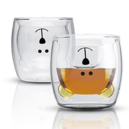 4x Termisk Glass 230 ml Teglass Kaffeglass
