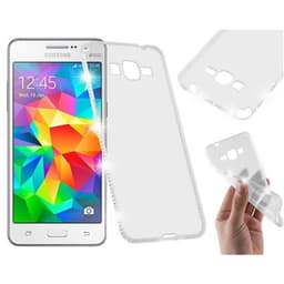Samsung Galaxy GRAND PRIME Deksel Glitter Case (hvit)