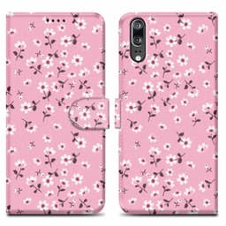 Huawei P20 lommebokdeksel etui (rosa)
