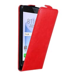 Honor 8 / 8 PREMIUM deksel flip cover (rød)