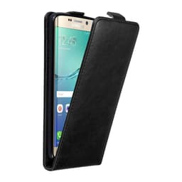 Samsung Galaxy S6 EDGE PLUS deksel flip cover (svart)