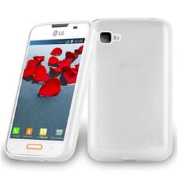 LG L4 II silikondeksel cover (sølv)