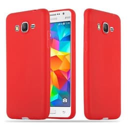 Deksel Samsung Galaxy GRAND PRIME Silikon cover (rød)