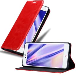 ZTE Nubia Z11 lommebokdeksel case (rød)