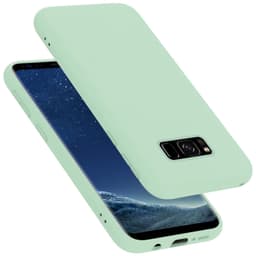 Samsung Galaxy S8 silikondeksel case (grønn)