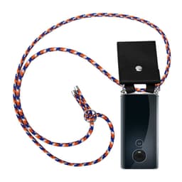 Motorola MOTO G7 / G7 PLUS Deksel med Halskjede (blå)
