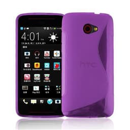 HTC BUTTERFLY S silikondeksel case (lilla)