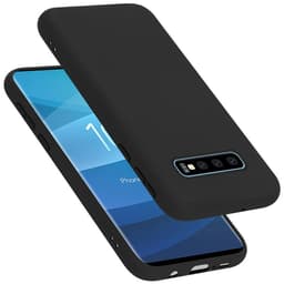 Samsung Galaxy S10 PLUS silikondeksel case (svart)