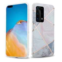 Huawei P40 lommebokdeksel etui (rosa)