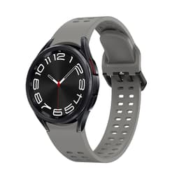 Universell silikon klokkerem med dobbel spenne kompatibel med Samsung Galaxy Watch Grå