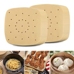 Air Fryer engangs, papirfôr non-stick 200-pak Natur 19 cm