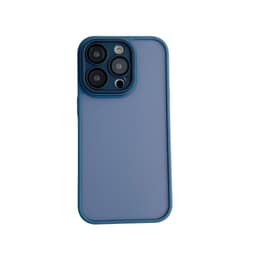 Beskyttende matt telefondeksel med glasslinsefilm kompatibel med iPhone 11-serien Blå iPhone 11 Pro Max
