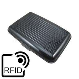 Lommebok med 6 kortspor, RFID-beskyttelse, svart