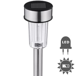 24 stk solcellelamper LED - sølv