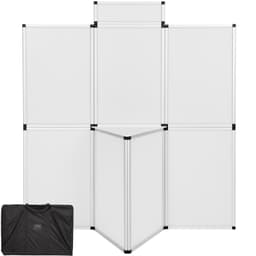 Utstillingsskjerm messevegg 200x180cm - hvit
