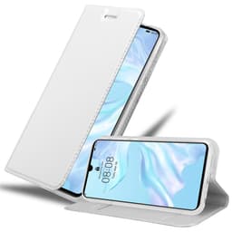 Huawei P30 lommebokdeksel etui (sølv)