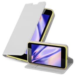 Nokia Lumia 630 / 635 lommebokdeksel etui (sølv)
