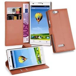 ZTE Blade L2 Deksel Etui Case (brun)