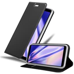 Samsung Galaxy A7 2018 lommebokdeksel etui (svart)