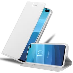 Samsung Galaxy S10 PLUS lommebokdeksel etui (sølv)