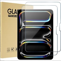 2.5D skjermbeskytter for iPad - HD herdet glass (2-pack) iPad 12.9 (2018/2020/2021)