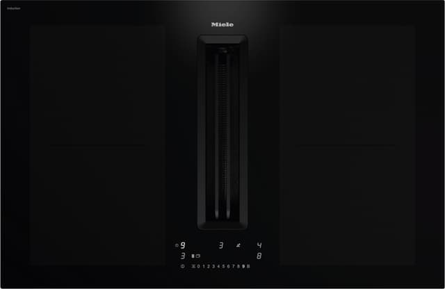 Miele Platetopp med integrert ventilasjon KMDA 7676 FL-U BlackPerfection