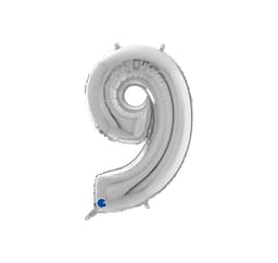 Nummer ""9"" Sølv
